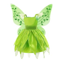 Girls Fairy Costume Dress Halloween Costumes Green Fancy Summer Dresses Princess Cosplay Carnival Party 3 4 5 6 7 8 Years