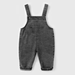 Spring Autumn Denim Children's Overalls 0-5Y Solid Cowboy Kid's Pants Boys Girls Clothing Strap Dungarees Kids Trousers