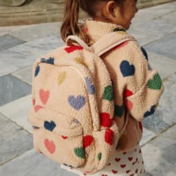 2026 KS Children Lamb Fleece Backpack Kid Outdoor Primary Schoolbag Baby Kindergarten Bags Boys Girls Gift Travel Bag Mommy Bags