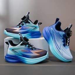 2026 Four Seasons Children's Fashion Sports Shoes Boys' Running Leisure Breathable Outdoor Kids Shoes Lightweight Sneakers Shoes