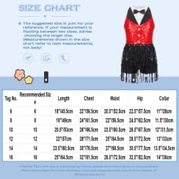 6-16Y Kids Girls Jazz Latin Dance Bodysuit Cha-cha Samba Rumba Tango Ballroom Dancewear Sleeveless Shiny Tassels Leotard Dress