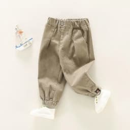 Korean Spring Autumn Infant Baby Boys Pants Cotton Solid Casual Harem Pants For Kids Boys Simple Toddler Boys Cargo Pants