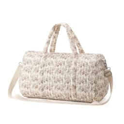 Large Capacity Mommy Bag Travel Tote Bag for Women Baby Diaper Bag Floral Print Multifunctional Crossbody Bag