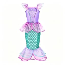 Girls Mermaid Costume Kids Ocean Princess Fancy Dress Summer Dresses Children Carnival Birthday Party Halloween Costumes