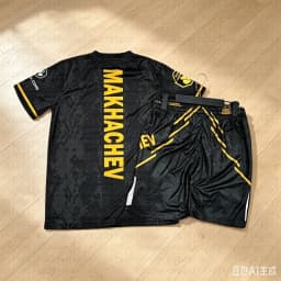 Summer Kid Boxer MMA Octagonal Cage Islam Makhachev Tshirt Shorts Set Men Sports Training Running Set Speed Drying Fighting Set