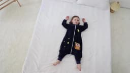 MICHLEY Cartoon Owl Kids Sleeping Bag Cute Flannel Sack Sleepsack Thick Warm Sleepwear Wearable Blanket Bodysuit 1-6T Gifts