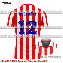 TESM Family Matching Retro Football Polo Shirt Men Soccer Jersey Style Short Sleeve Casual Sports Fan Top