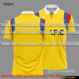 TESM Family Matching Retro Football Polo Shirt Men Soccer Jersey Style Short Sleeve Casual Sports Fan Top
