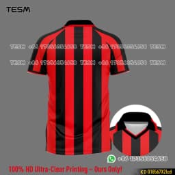 TESM Family Matching Retro Football Polo Shirt Men Soccer Jersey Style Short Sleeve Casual Sports Fan Top