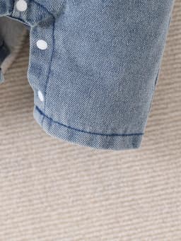 Baby Boy Striped T-Shirt + Cartoon Bear Denim Overalls Set, Cute Summer Casual Outfit for Going Out