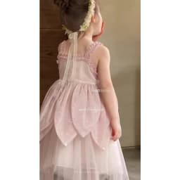 2025 New Girls' Tank Top Skirt Summer Children's Strap Skirt Baby Girls' Summer Dress Children's Princess Dress