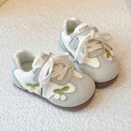 2026 New Girls Fashion Flower Design Casual Shoes Kids Non Slip Comfortable Student Sneakers Outdoor Breathable Sports Shoes