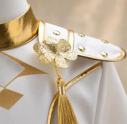 White Gold Girls 2 Piece Dance Costume Popular Korean Music Performance Clothing Kids Birthday Party Cosplay Singer Team Uniform