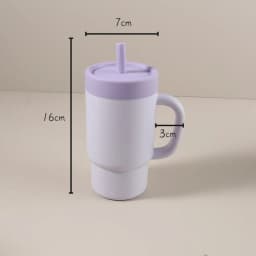 400ml Custom Name Silicone Straw Cup, Personalized Stainless Steel Water Bottle, Leakproof Sports Water Bottle for Kids Adults