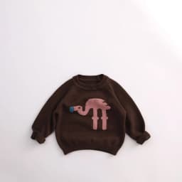 MILANCEL 2026 Autumn Kids Clothes Animal Style Boys Knit Pullover O Neck Girls Sweaters Cute Kids Boys Knitwear