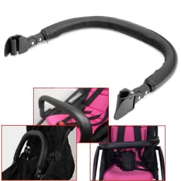Baby Trolley Pushchair Armrest Handle Detachable Safe Armrest Baby Trolley Accessories Suitable for Bumper Bar Replacement