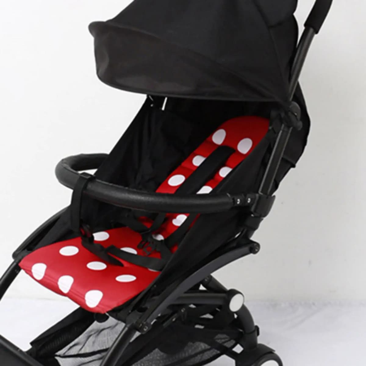 Baby Trolley Pushchair Armrest Handle Detachable Safe Armrest Baby Trolley Accessories Suitable for Bumper Bar Replacement