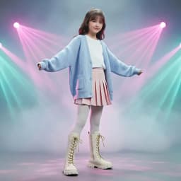 Girls White Lace-Up Boots Booties Side Zipper Soft Bottom Leather Dress/School Riding Boot Kids Autumn/Winter Fashion Mid Boots