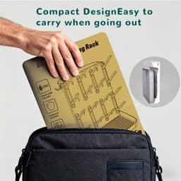 1PC Bottle Drying Rack, Vertical Dryer with 18 Hooks, Space-Saving Kitchen Organizer for Bottles, Brushes & Pump Parts