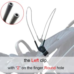 Buggy Awning Clasp For Cybex Mios 2/3 Priam 3/4 2019~2026 Stroller Roof Clamp Canopy Rod Clip Adjustable Knob Sunshade Connector