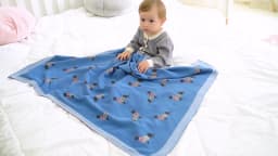 Baby Blankets Newborn Cartoon Swaddle Wrap Monthly Blankets 100%Cotton Knitted Toddler Infant Outdoor Playing Clip Mats 100*80cm