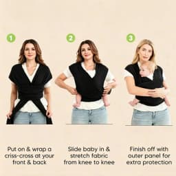 Baby Carrier - a Multi-Functional Integrated Baby Carrier Suitable for Newborns to Toddlers, Easy to Wear, Hands-Free, Lightweig