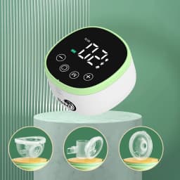 Wearable Hands Free Electric Breast Pump LED Display Anti‑Backflow Rechargeable Portable Milk Extractor Breastfeeding Tool