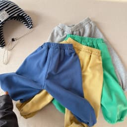2026 Spring New Children Loose Sweatpants For Boys Girls Letter Casual Pants Baby Cotton Trousers Fashion Kids Clothes
