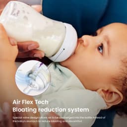 Philips Avent Glass Baby Bottle Silicone Nipple Wide Caliber for 0-1 Month Baby
