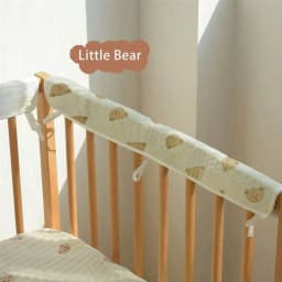 3Pcs Ins Baby Crib Bumper Strips, Baby Splicing Bed Guardrail Protection Strips, Edge Protection Against Biting, Breathable Mesh on the Back, Cute Animal Print Patterns, Machine Washable. the Perfect Gift for Babies on Christmas, Halloween, and Thanksgiving!