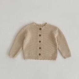 Autumn Baby Cardigan - Long Sleeve Knit Sweater Coat for Boys & Girls | Versatile O-Neck Jacket Winter Baby Girl Cardigan