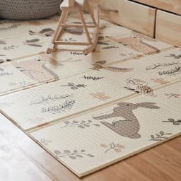 Moby-System Large Double-Sided Foam Foldable XPE Educational Mat Infant Children Soft Anti-Slip Boho