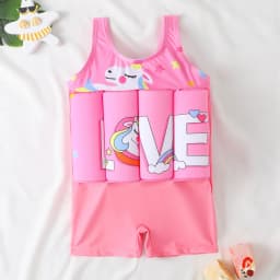 Buoyancy Swimsuit Kids One Piece Boys Girls Swimwear Suit Baby 1 2 3 4 5 Yrs Blue Space Dinosaur Children Swimming Training Vest