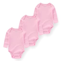 Kiddiezoom 3 Pcs Newborn Cartoon Long Sleeve 100%cotton Baby Boy Girl Bodysuit Soft Infant Onesies Clothes