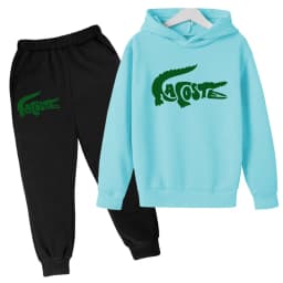 Cartoon-patterned Children's Sweatshirt for Children Aged3to12 Available in Black Blue and Gray with Hood Both Boys'girls'styles