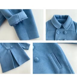 2 3 4 5 6 7 Years Girls Wool Coats New Korean Version Long Kids Jacket Spring Autumn Double Breasted Children Outerwear Clothing