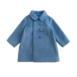 2 3 4 5 6 7 Years Girls Wool Coats New Korean Version Long Kids Jacket Spring Autumn Double Breasted Children Outerwear Clothing