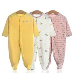 3PCS/Lot New Spring Autumn Brands Baby Girl Rompers Newborn Cotton Boy Clothes Long Sleeve Cartoon Jumpsuit Onesies Clothing Set