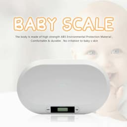 Digital Baby Scale with 20kg Capacity Kitchen Scales Pet Scale Tare Function Accurate Measurement for Infant & Pet Weighing