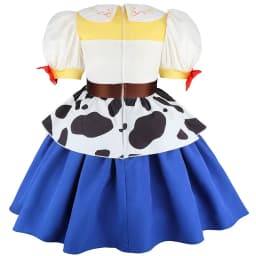 2 3 4 5 6 7 8 Years Cosplay Jessie Girls Dress Summer Cute Cartoon Woody Little Princess Dress Birthday Gifts New Kids Clothes
