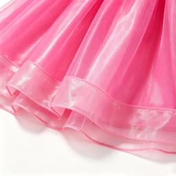 Kids Pink Fairy Princess Fancy Dress Girls Birthday Off Shoulder Ball Gown with Crown Wand Gloves Set Child Halloween Costumes