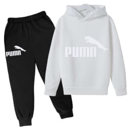 Spring Autumn New Fashion Kids Tracksuits 3-12 Years Boys and Girls Casual Sports Hoodie Tops+pants 2pcs Sets Children Clothes