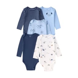 2026 Baby Bodysuit 5-pack Infantil Jumpsuit Boy Girls Clothes Long Sleeve 100% Cotton Newborn Body Bebe Clothing Kids Costume
