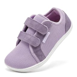 HOBIBEAR Boys Girls Barefoot Shoes Hook Loop Wide Toe Sneakers Mesh Lightweight Breathable Shoes(Toddler/Little/Big Kid)