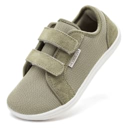 HOBIBEAR Boys Girls Barefoot Shoes Hook Loop Wide Toe Sneakers Mesh Lightweight Breathable Shoes(Toddler/Little/Big Kid)