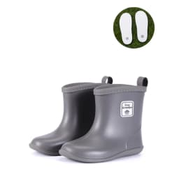 Tree Grandpa Toddler Rain Boots Baby Kids Easy-on Rain Shoes Children Waterproof Shoes for Boys Girls(1-6 Years)