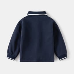 Boys Polo Shirts Long Sleeve 100Cotton Spring Autumn Kids Clothes Cute Bear Boutique Toddler Boy Polo Shirt 1 to 2 3 4 5 6 Years