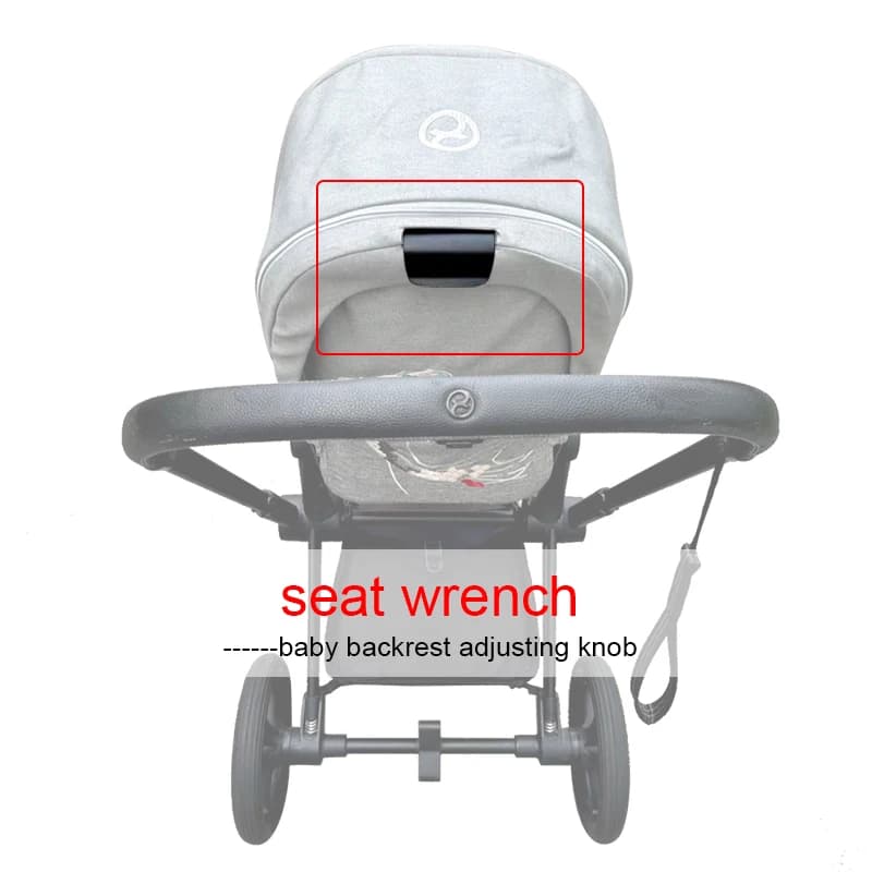 Buggy Seat Wrench For Cybex Priam 2/3/4 /5Platinum Mios 2/3 Balios S/Lux Rear Board Adjuster Backrest Switch Baby Accessories