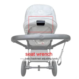 Buggy Seat Wrench For Cybex Priam 2/3/4 /5Platinum Mios 2/3 Balios S/Lux Rear Board Adjuster Backrest Switch Baby Accessories