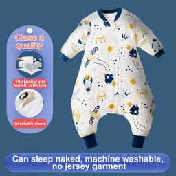 Baby Sleeping Bag Cute Girls Winter Warm Baby Sleepsack With Feet 1-4Years Kids Growth Blanket Sleepwear Children'S Sleeping Bag